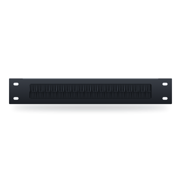 1U Cable Management Brush Panel
